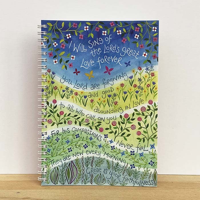 Hannah Dunnett I Will Sing notebook updated design