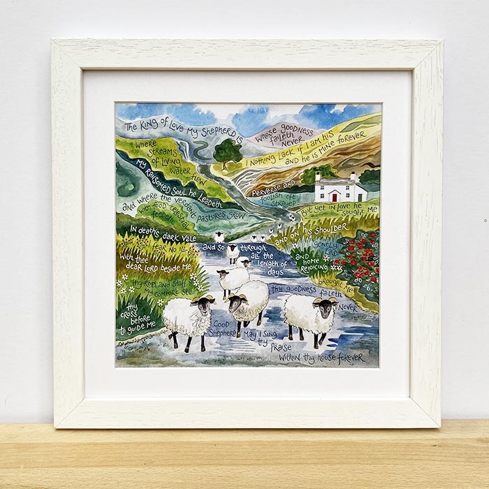 Hannah Dunnett The King of Love framed print