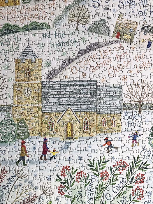 Hannah Dunnett O Come all Ye Faithful Close Up Jigsaw image