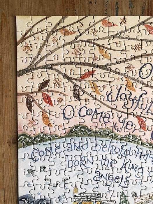Hannah Dunnett O Come all Ye Faithful Corner Close Up Jigsaw image