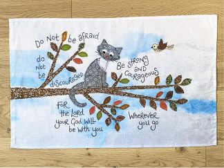 Hannah Dunnett Do Not Be Afraid Kitchen Towel