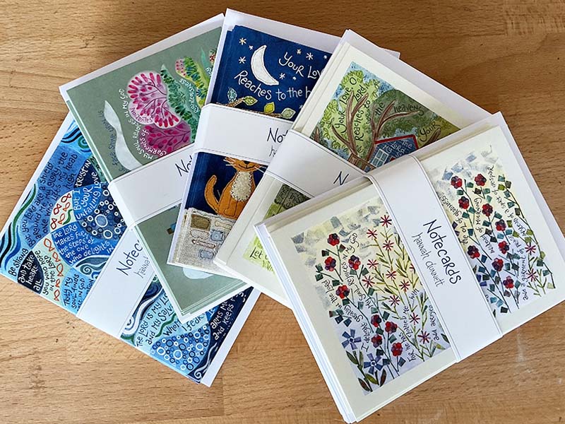 Hannah Dunnett 50 mixed notecard pack wrapped image