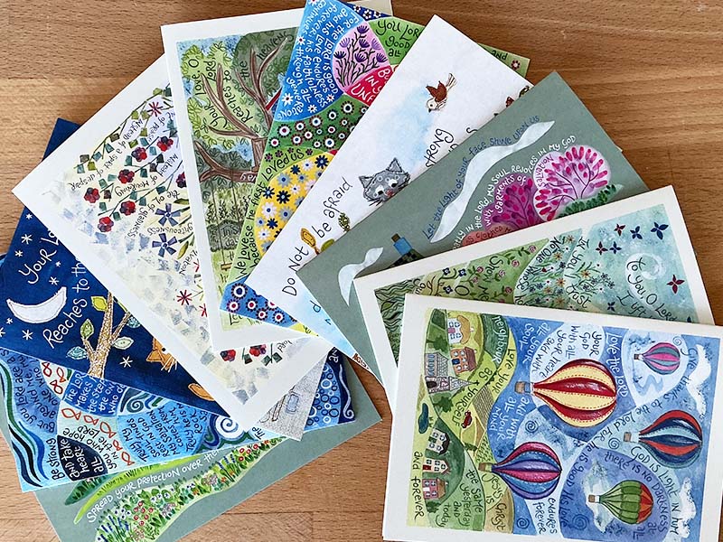 Hannah Dunnett 50 mixed notecards pack updated image