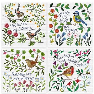 Hannah Dunnett Garden Birds Cross Stitch Pattern Collection