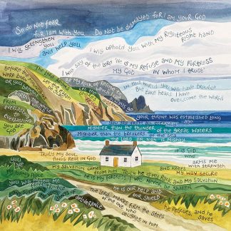 Hannah Dunnett My Rock of Refuge square card and poster