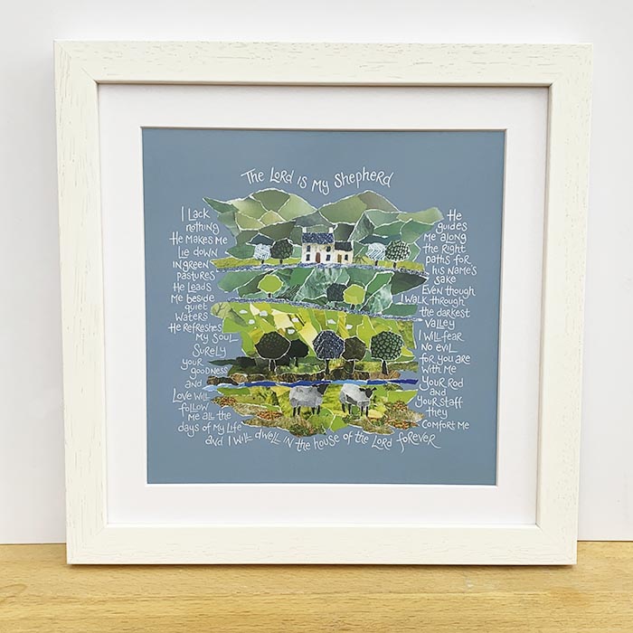 Hannah Dunnett My Shepherd framed print