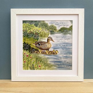 Joy and Encouragement Square Print