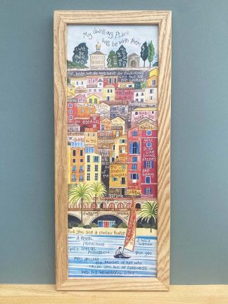 Hannah Dunnett My Dwelling Place Slimline Print framed