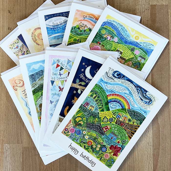 Hannah Dunnett 10 mixed Happy Birthday Cards updated