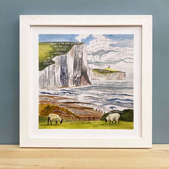 Hannah Dunnett Be Our Strength framed print