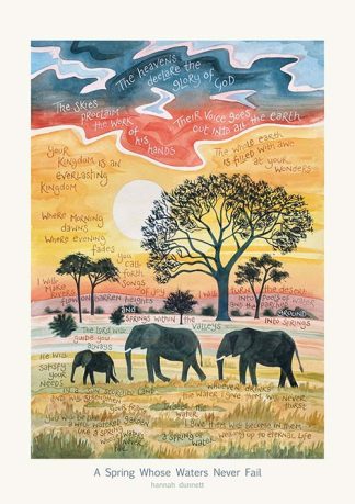 Hannah Dunnett A Spring Whose Waters Never Fail poster version