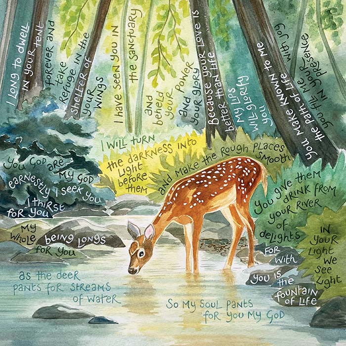 Hannah Dunnett My Soul Longs After You square card and poster