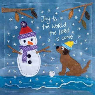 Hannah Dunnett Joy at Christmas square Christmas Card